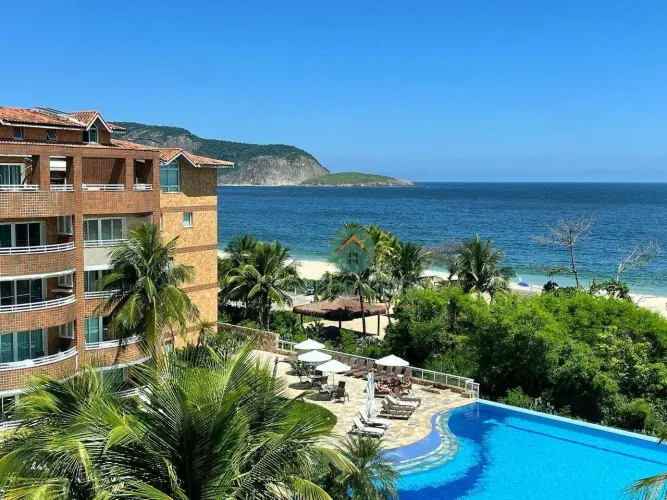 Apartamento com 1 dormitório para alugar, 70 m² por R$ 7.192,57/mês - Camboinhas - Niterói