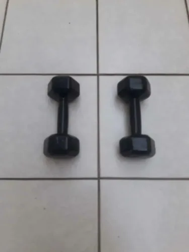 ESTOU VENDENDO ESTES HALTERES NOVOS DE MUSCULAÇÃO