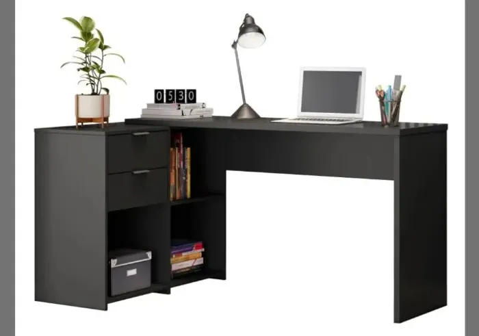 Mesa Escritório em L e Reta Nova