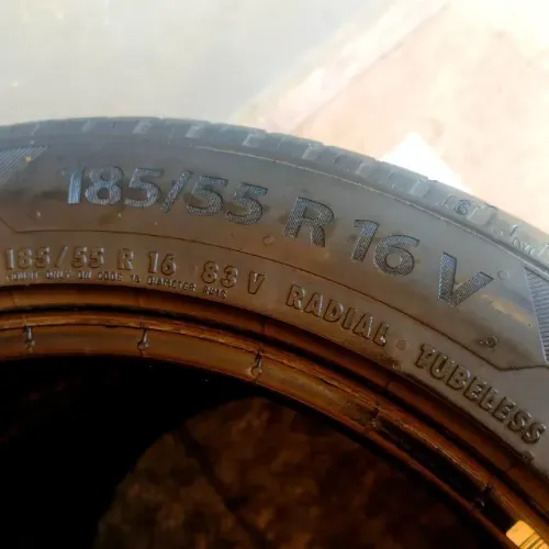 04 PNEUS 185/55 R16 Continental Bravuris 5 Barum JOGO COMPLETO