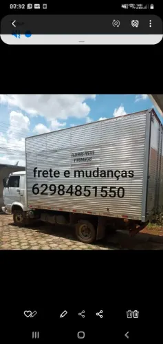 Caminhão de frete é mudança 