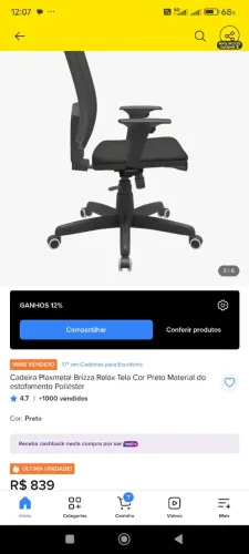 Cadeira de escritório