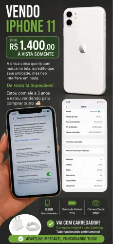 iphone 11 128gb Branco