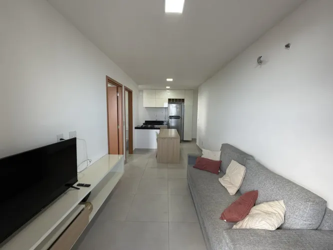 Apartamento Mobiliado para Locação em Maceió, Ponta Verde, 1 dormitório, 1 banheiro, 1 vag