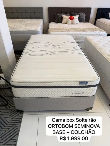Cama Box SOLTEIRÃO ORTOBOM SEMINOVO TOP - ENTREGAMOS