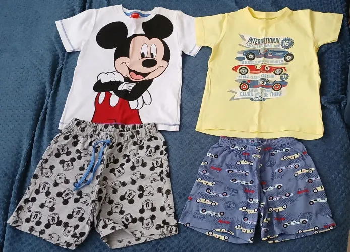 2 pijamas masculinos infantis (Disney e Malwee)