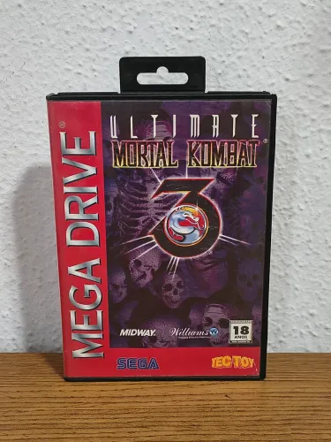 Ultimate Mortal Kombat 3 Mega Drive - Tectoy - ORIGINAL - COMPLETO 