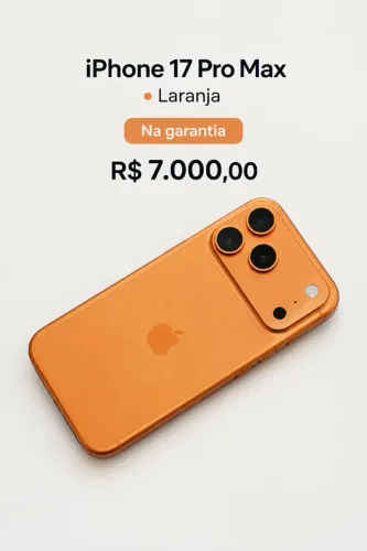 iPhone 17 Pro Max Laranja