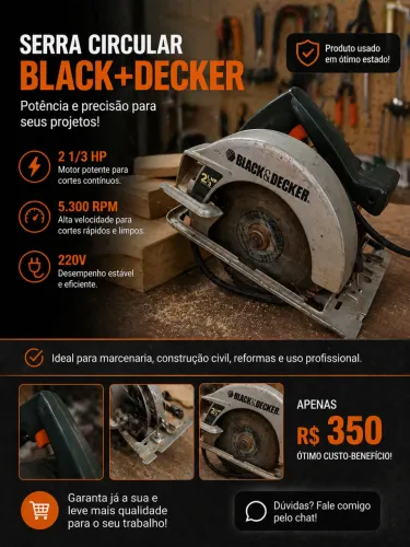Serra circular Black & Decker 