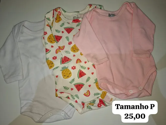 3 Body infantil manga longa