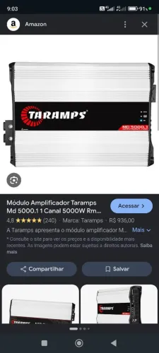 TARAMPS 5000 URGENTE 