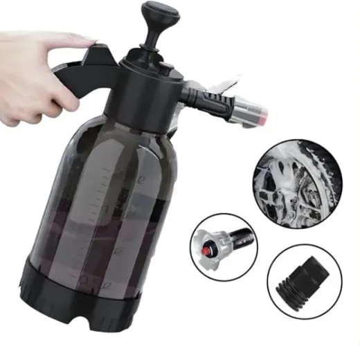 Pulverizador de Espuma 2L  Borrifador Manual Espuma e Spray 2 em 1 para Lavagem