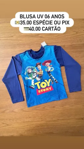 Blusa uv infantil