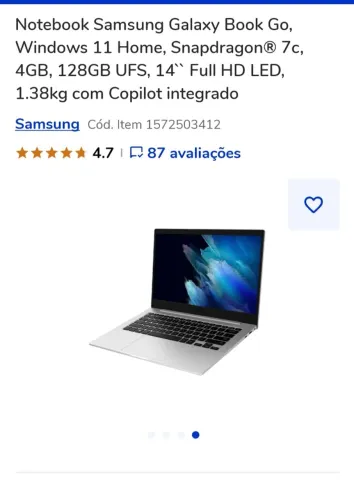 NOTEBOOK NOVO NA CAIXA