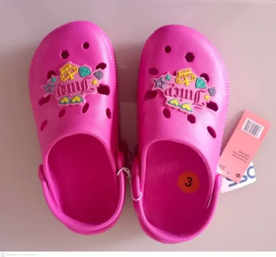 Sandália Infantil Crocs / Babuche Juicy Couture