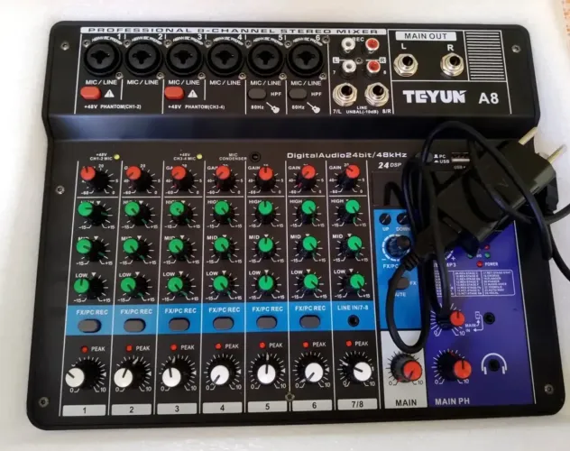 Mesa de som TEYUN A8