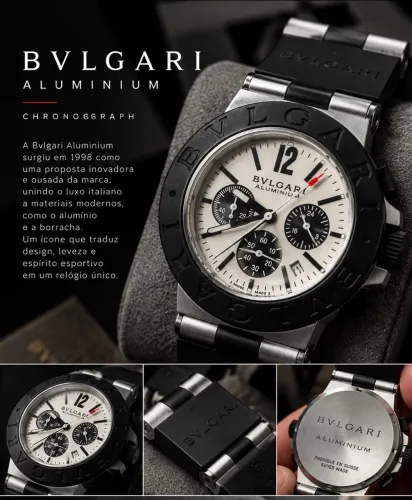 Relógio - Bvlgari Aluminium