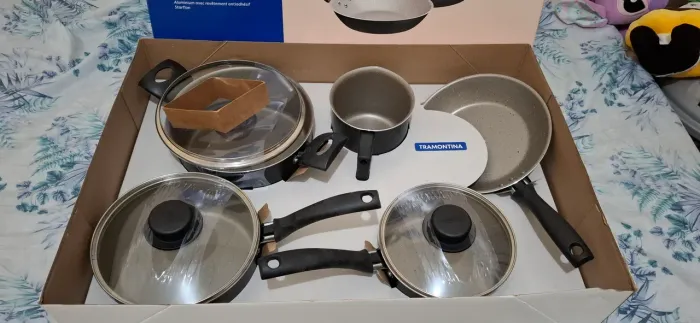 Conjunto de panela da tramontina