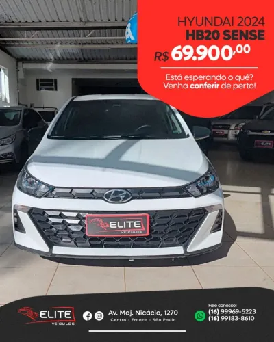 Hyundai HB20 Sense 1.0 Flex 12V MEC 2024