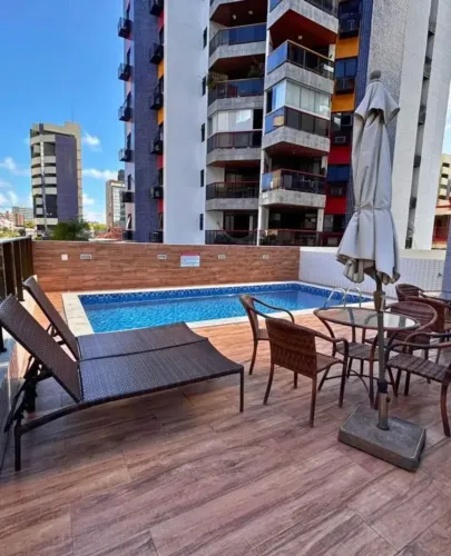 Apartamento Mobiliado a 500 m da praia de Jatiúca