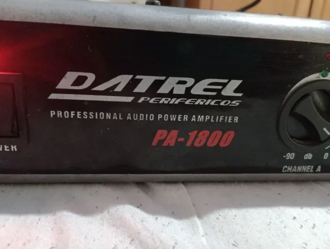 AMPLIFICADOR DE SOM DATREL MOD.PA 1.800 