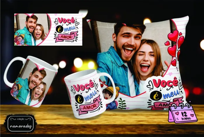 Almofada personalizada presente dia dos namorados 