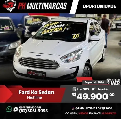 Ford KA+ Sedan 1.0 SEL Ticvt Flex 4P 2019