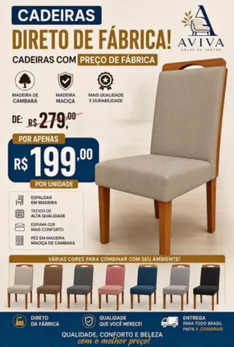 Cadeira estofada mesa jantar no linho eucalipto novas 