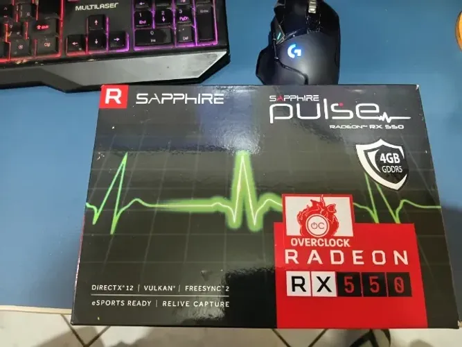 Radeon RX550 4gb. 8 meses de uso excelente estado