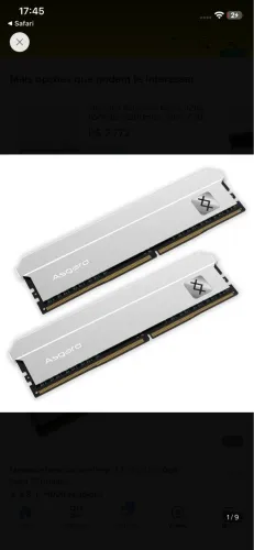Memória ram asgard 2x8 3200 mhz
