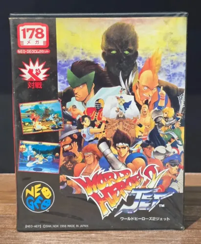 Jogo World Heroes 2 Jet Neo Geo AES Original