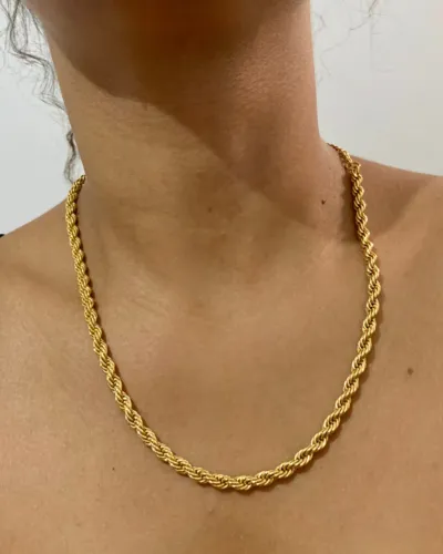 Cordão Baiano Dourado