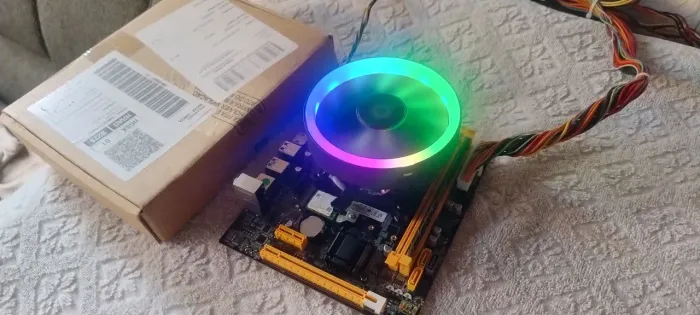 Placa mãe 1150 + core i3 4160 + Cooler luz argb