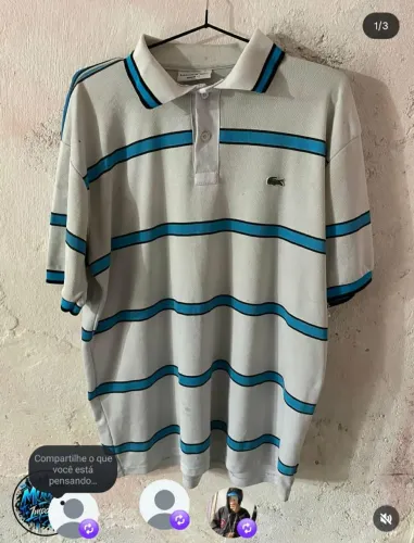 Polo Lacoste Nemo Branca