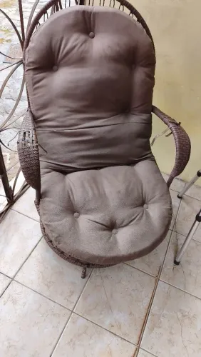 Cadeira em vime para terraço