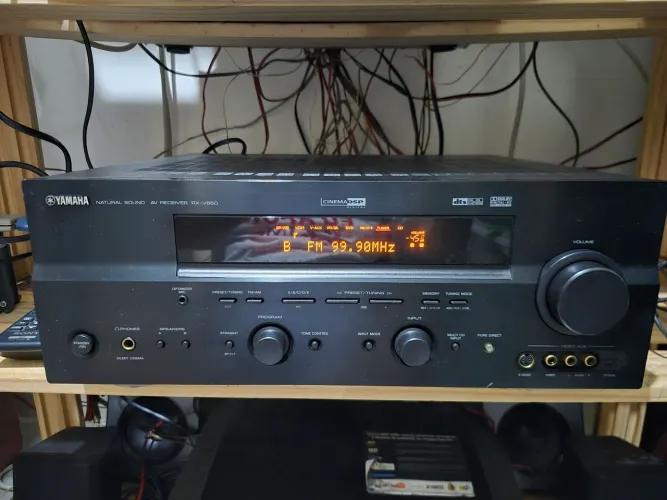 Receiver Yamaha RX-V650, Impecável, Potente, estéreo diferenciado