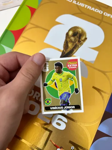 Figurinha Ouro Vinicius Júnior Extra