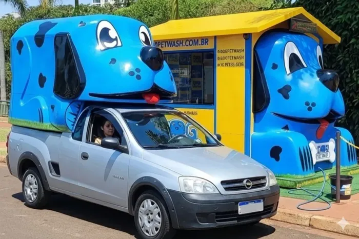 Pet movel baú para pick-up