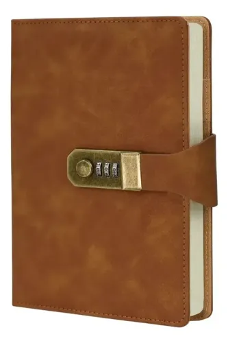 Caderno Diario Com Cadeado LUMAI