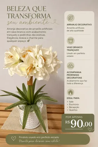 Arranjo decorativo