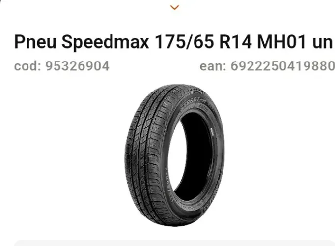 Pneu 175/65/14 aro 14