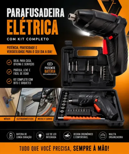 PROMOÇÃO QUEIMA DE ESTOQUE PARAFUSADEIRA SEM FIO