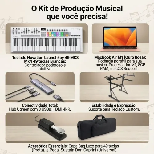 Novation 49 Keys + Macbook