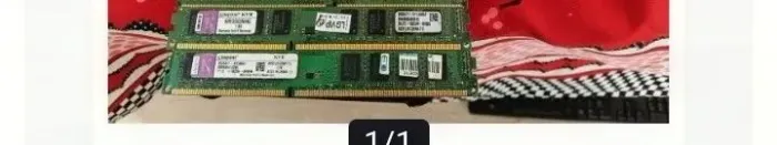 memória DDR3 Kingston 1333Mhz 8Gb dual Channel kit.