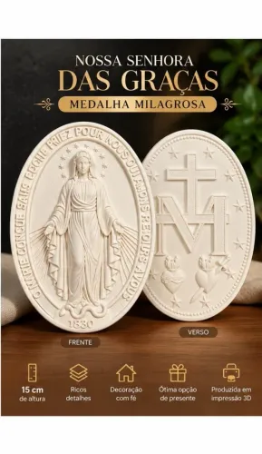 Medalha Milagrosa De Nossa Senhora Das Graças - Presente