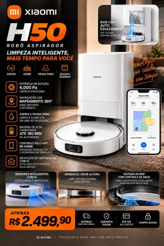 Robô aspirador Xiaomi H50