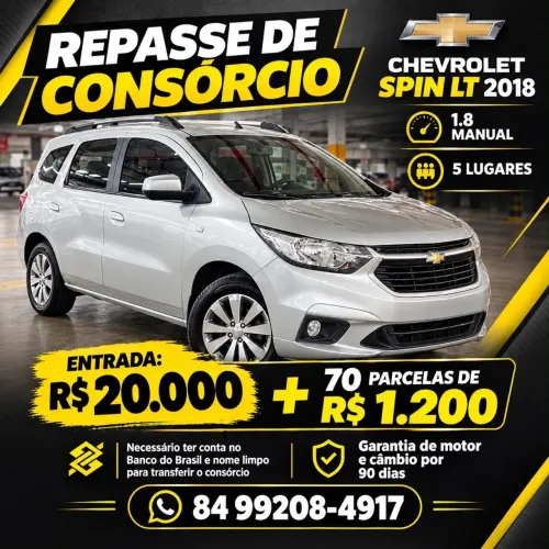 Chevrolet Spin LS 1.8 8V Econo.flex 5P Mec. 2020