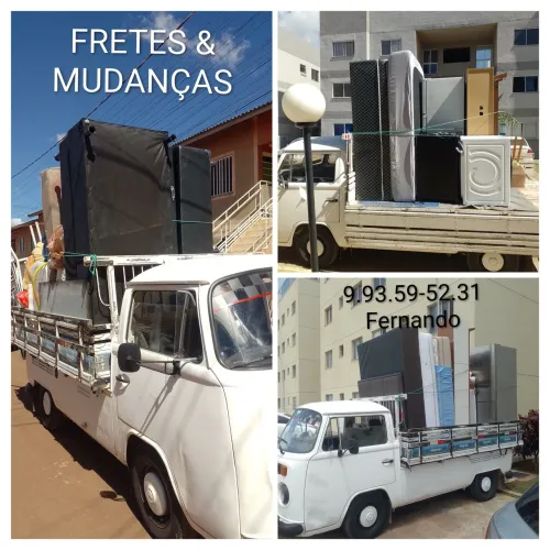 Fretes mudanças e transporte... Aqui a gente combina. 