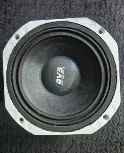 Auto Falante QVS Médio grave 6 polegadas 4 OHMS 2 Cornetas inclusas