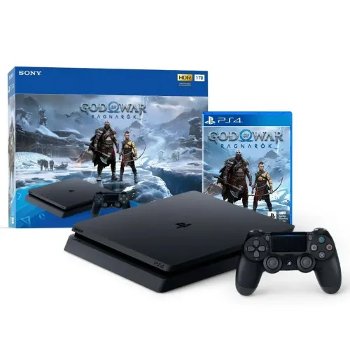 Ps4 slim 1TB + god pf war ragnarok